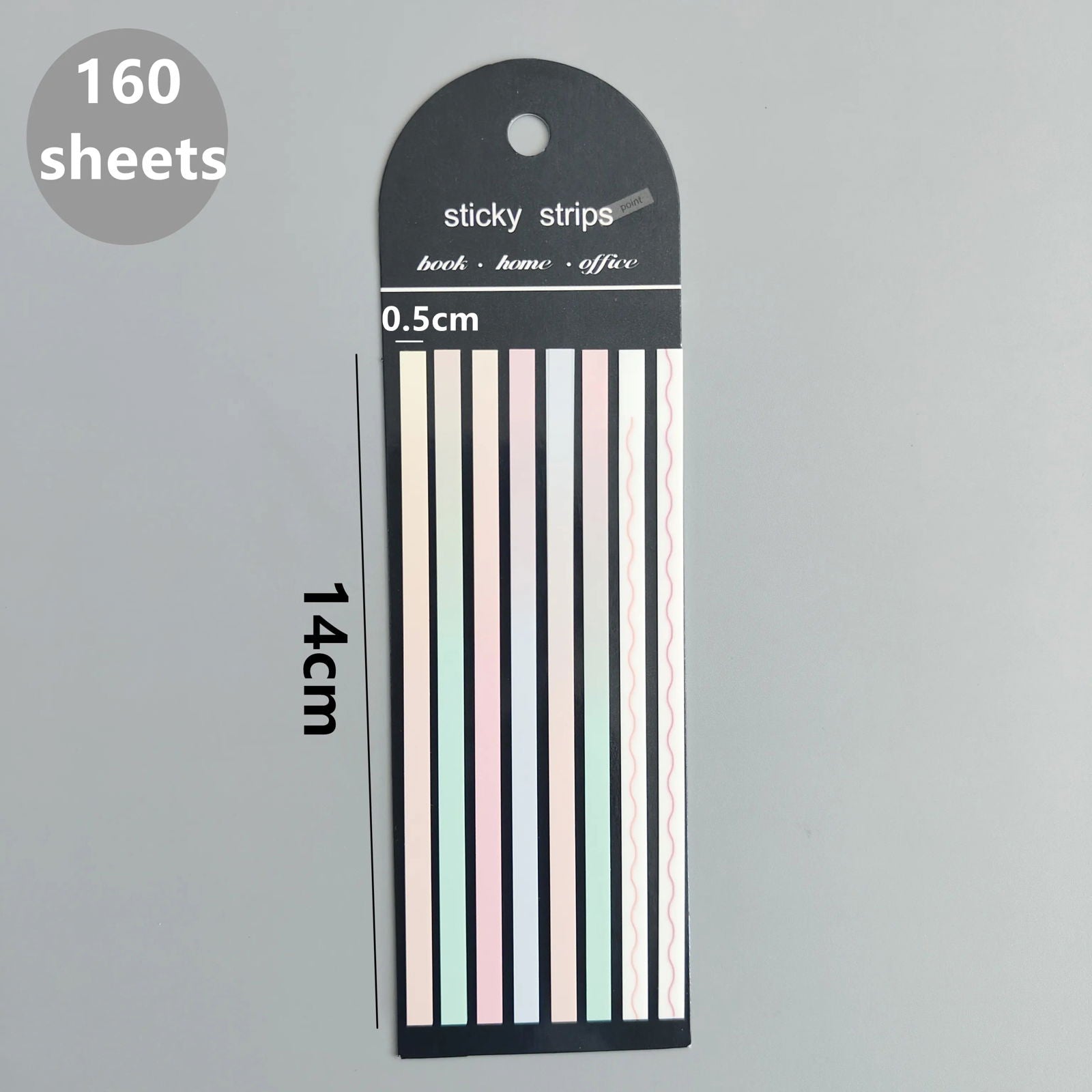 160 Sheets Transparent Sticky Notes Self-Adhesive Reading Annotation for Books Notepad Bookmarks  Memo Pad Index Tabs - Slobuy
