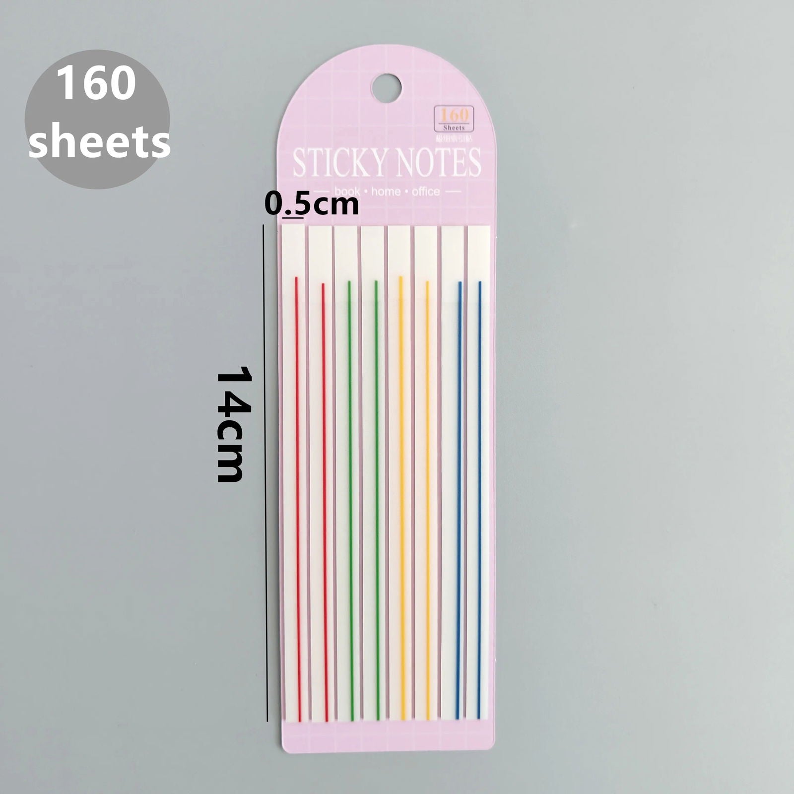 160 Sheets Transparent Sticky Notes Self-Adhesive Reading Annotation for Books Notepad Bookmarks  Memo Pad Index Tabs - Slobuy