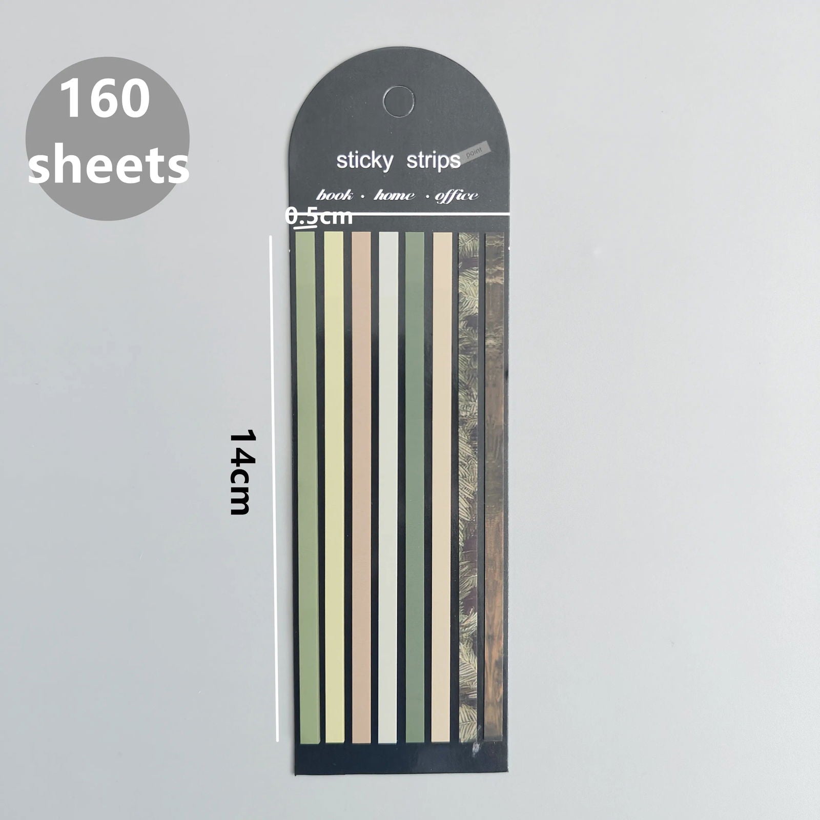 160 Sheets Transparent Sticky Notes Self-Adhesive Reading Annotation for Books Notepad Bookmarks  Memo Pad Index Tabs - Slobuy