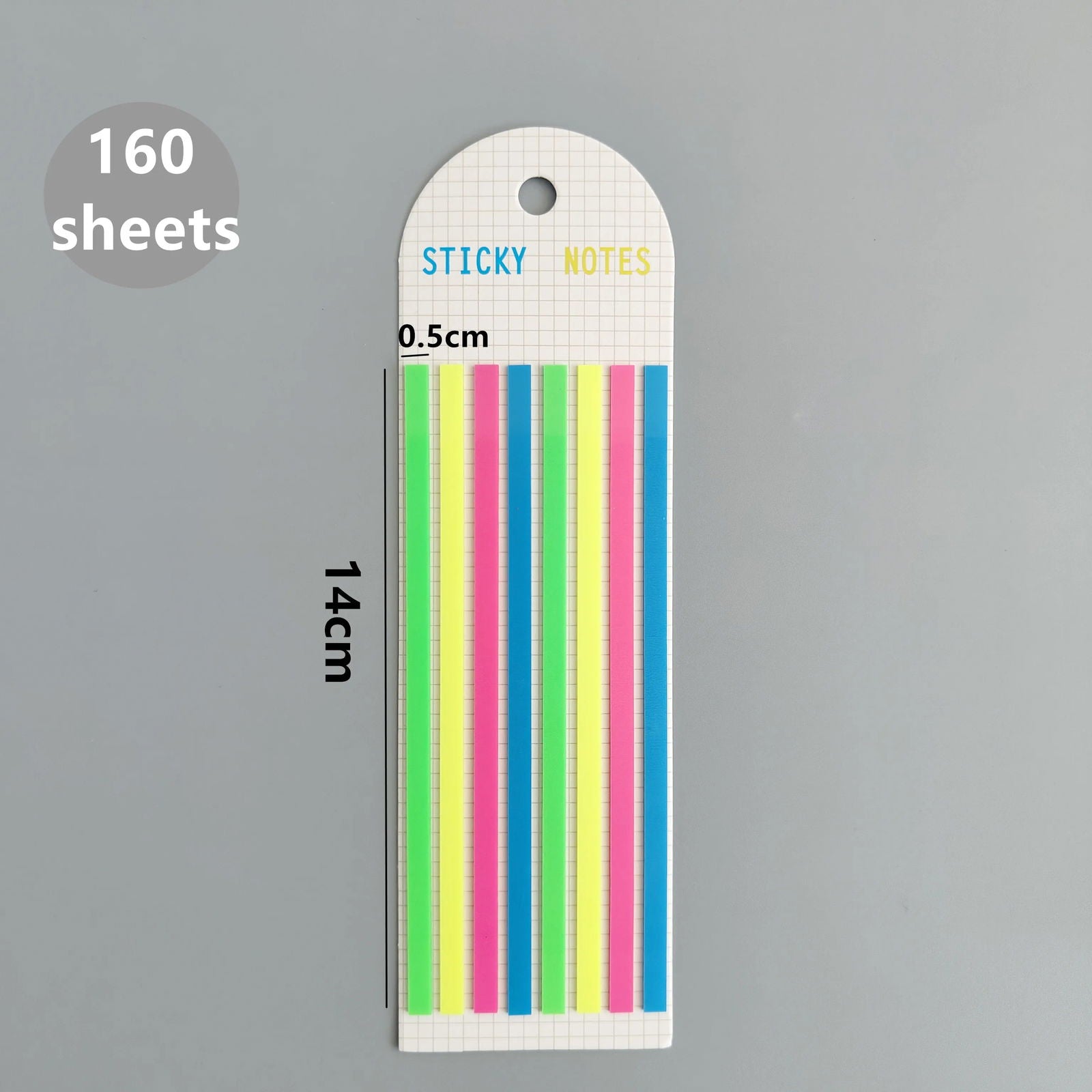 160 Sheets Transparent Sticky Notes Self-Adhesive Reading Annotation for Books Notepad Bookmarks  Memo Pad Index Tabs - Slobuy