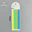 160 Sheets Transparent Sticky Notes Self-Adhesive Reading Annotation for Books Notepad Bookmarks  Memo Pad Index Tabs - Slobuy