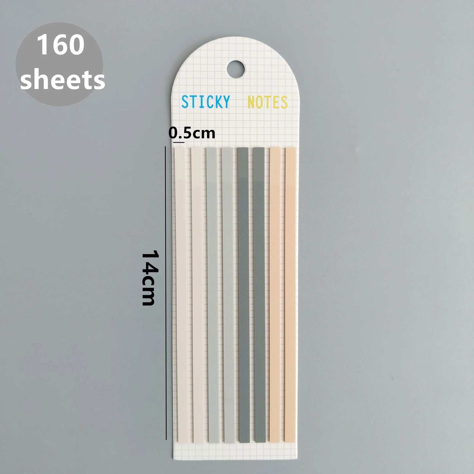 160 Sheets Transparent Sticky Notes Self-Adhesive Reading Annotation for Books Notepad Bookmarks  Memo Pad Index Tabs - Slobuy