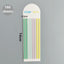 160 Sheets Transparent Sticky Notes Self-Adhesive Reading Annotation for Books Notepad Bookmarks  Memo Pad Index Tabs - Slobuy