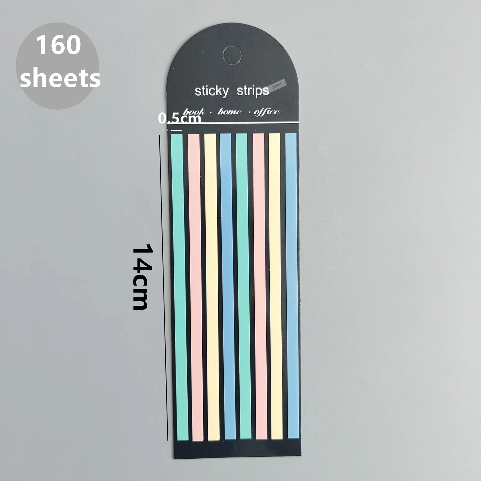 160 Sheets Transparent Sticky Notes Self-Adhesive Reading Annotation for Books Notepad Bookmarks  Memo Pad Index Tabs - Slobuy