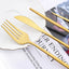 16Pcs Gold Matte Cutlery Set Knife Fork Spoons Dinnerware Set Stainless Steel Tableware Western Flatware Kitchen Silverware Set - Slobuy