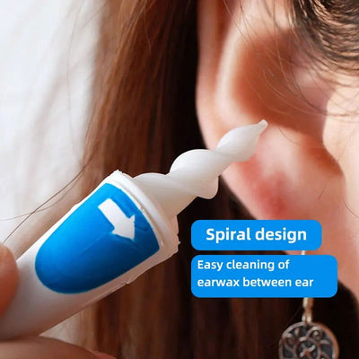 16 Ear Cleaning Set Ear Scoop Cleaning Ear Wax Silicone Soft Spiral Beauty Care Gadget Portable Personal Hygiene Set - Slobuy