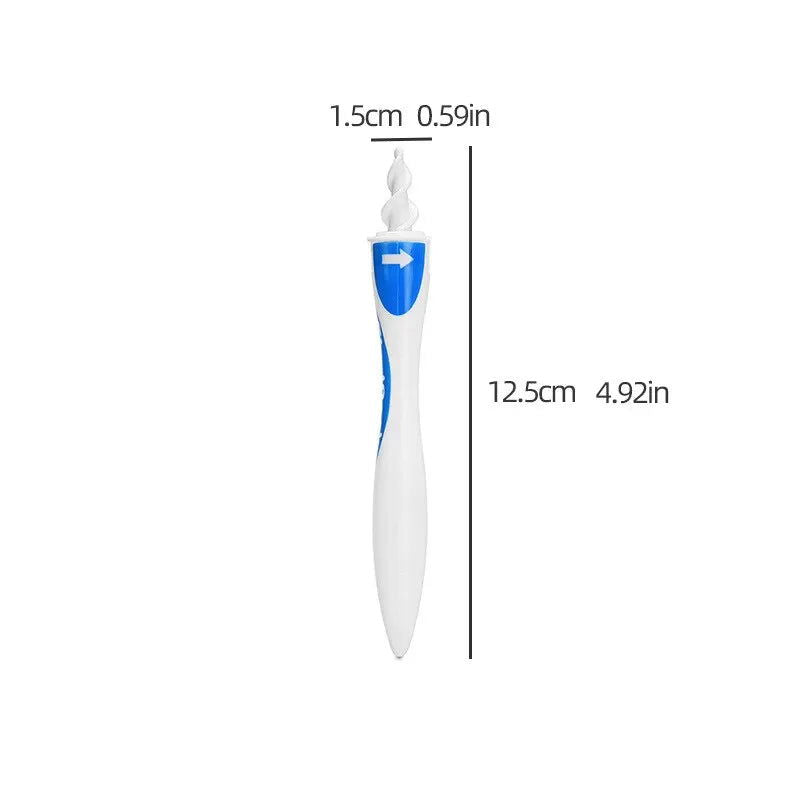 16 Ear Cleaning Set Ear Scoop Cleaning Ear Wax Silicone Soft Spiral Beauty Care Gadget Portable Personal Hygiene Set - Slobuy