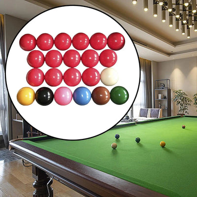 Snooker Balls Set Complete 22 Balls 2 1/16" for Pool Table Resin Balls Pool Balls for Official Game Ball British Billiard - Slobuy