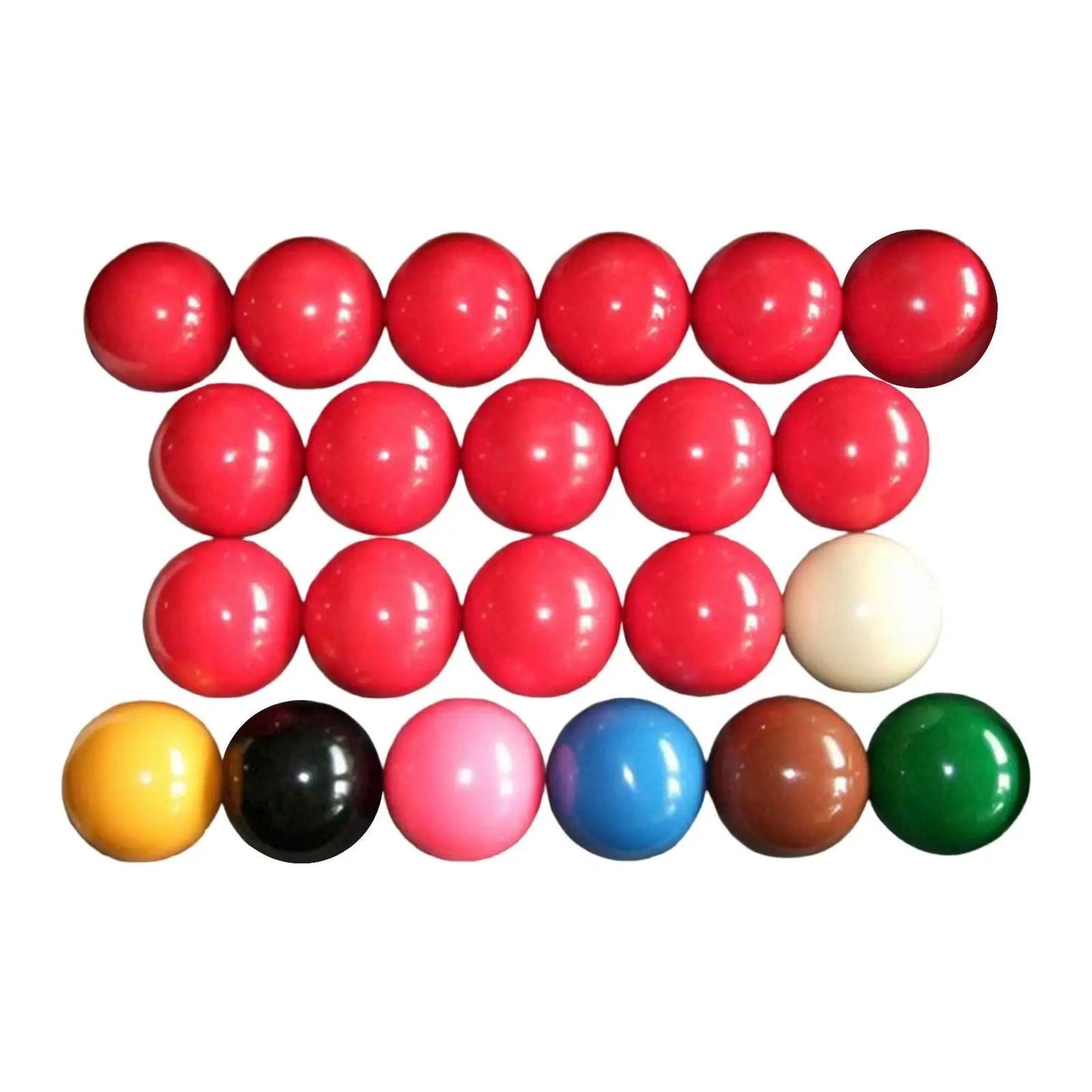 Snooker Balls Set Complete 22 Balls 2 1/16" for Pool Table Resin Balls Pool Balls for Official Game Ball British Billiard - Slobuy