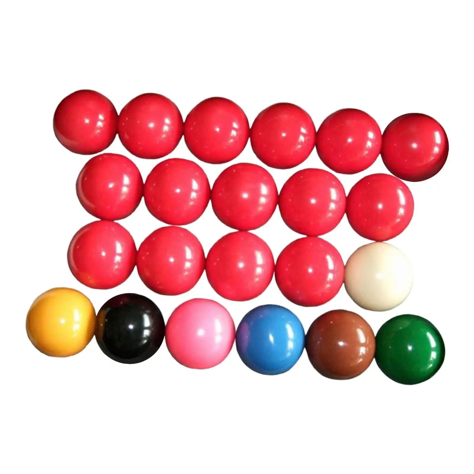 Snooker Balls Set Complete 22 Balls 2 1/16" for Pool Table Resin Balls Pool Balls for Official Game Ball British Billiard - Slobuy