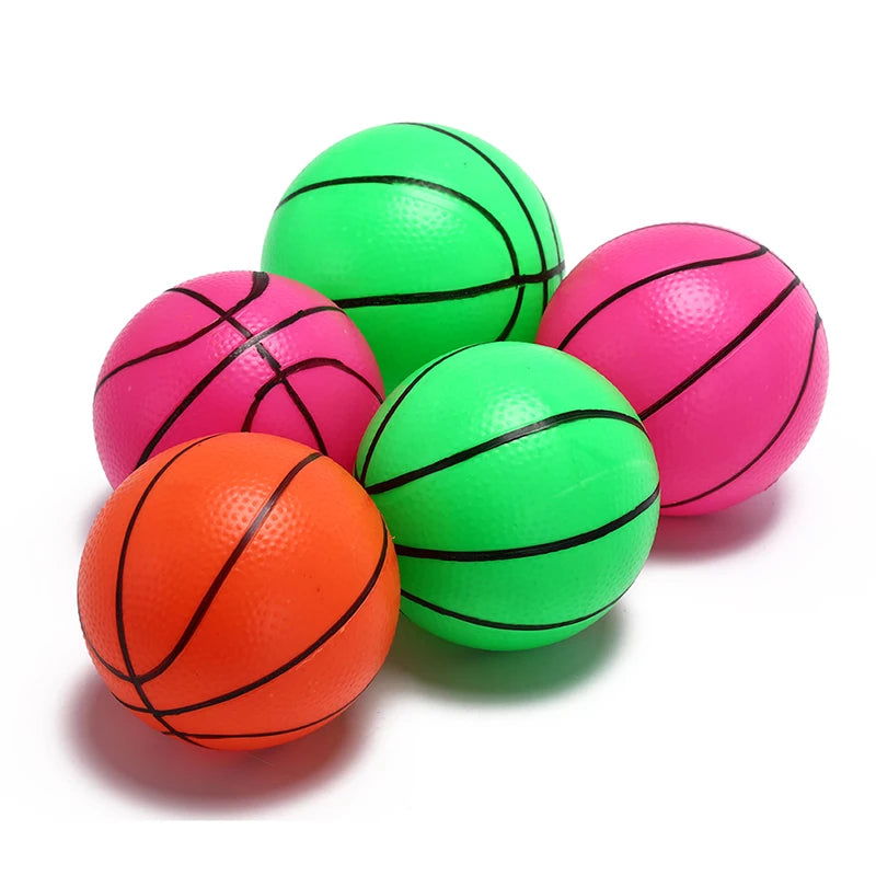 1pc 12cm/16cm Random Color Inflatable PVC Basketball volleyball beach ball Kid Adult sports Toy - Slobuy