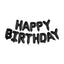16inch Birthday Balloons Decoration Rose Gold Foil Letter Balloon Set Happy Birthday Globos Kids Party Banner Supplies - Slobuy