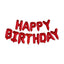 16inch Birthday Balloons Decoration Rose Gold Foil Letter Balloon Set Happy Birthday Globos Kids Party Banner Supplies - Slobuy