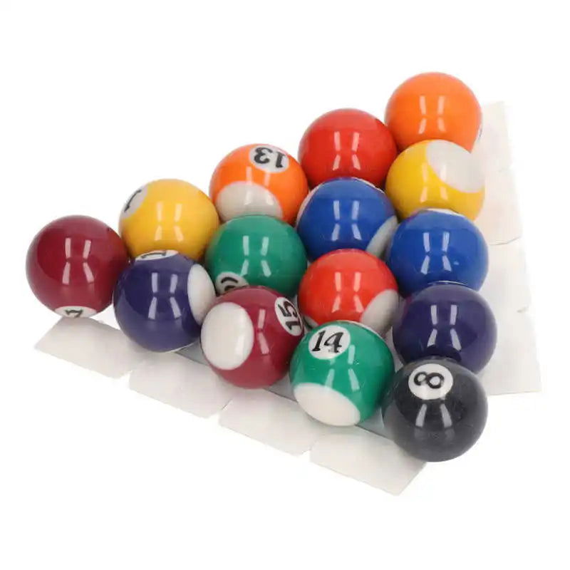 16pcs 32mm38mm25mm Mini Billard Balls Impact Resistant Eco Friendly Resin Small Pool Table Ball Set for Kids Game Room - Slobuy