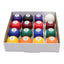 16x Billiard Ball Set 1.26'' Resin Pool Table Multipurpose Mini Pool Ball for Exercise Game Rooms Leisure Desktop Indoor - Slobuy