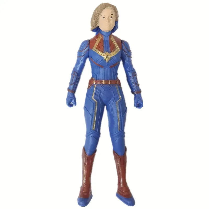 17 Cm Children Toys Marvel Anime Figures Spiderman Hulk Action Figure Iron Man Cartoon Kids Toy Christmas Gift Glow Doll Hobbies - Slobuy