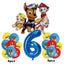17pcs Cartoon PAW Patrol Birthday Decoration Aluminum Film Digital Balloon Set Dog Chase Marshall Skye Kids Party Supplies Toys - Slobuy