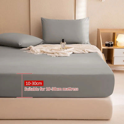 Waterproof Bed Cover Fitted Bed Sheets With Elastic Band Anti-slip Adjustable Mattress Protector Double Fitted Sheet 160/180x200 - Slobuy