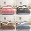 Thickened Warm Blanket Winter Tafurong Double-sided Blanket Soild Colors Multifunctional Bed Cover Plush Bedspread 150/180x200cm - Slobuy