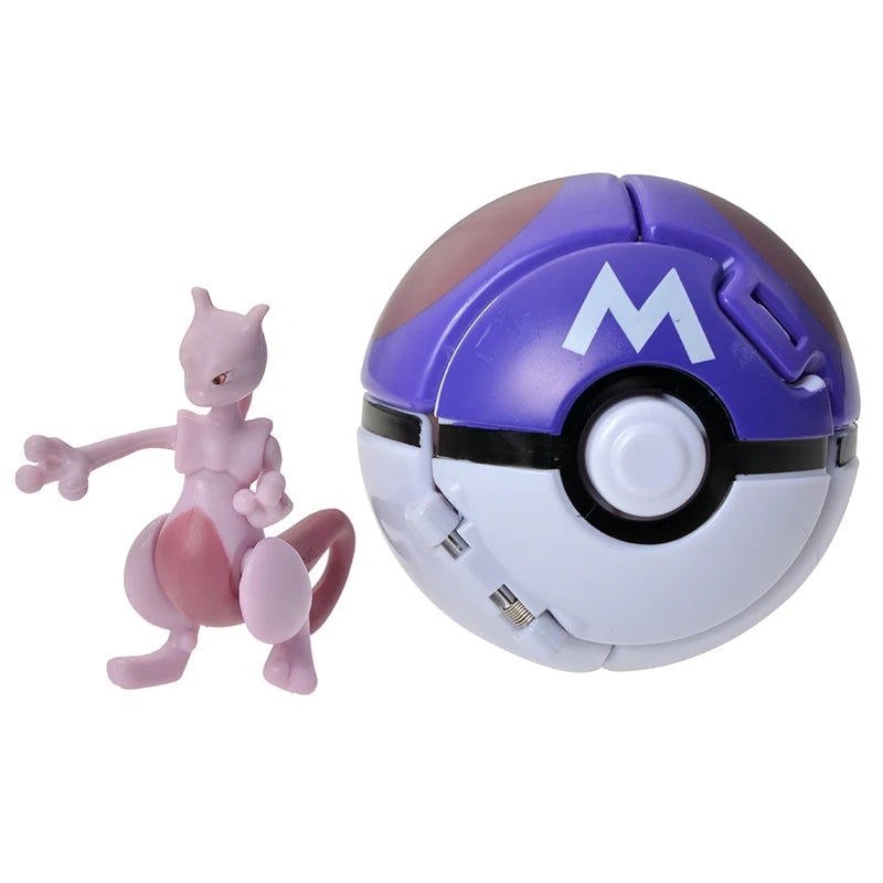 18 Styles New Pokemon Pokeball Deformation Toys Pikachu Charmander Blastoise Mewtwo Action Figure Anime Model Children's The Toy - Slobuy