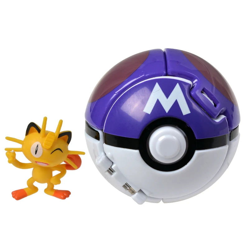18 Styles New Pokemon Pokeball Deformation Toys Pikachu Charmander Blastoise Mewtwo Action Figure Anime Model Children's The Toy - Slobuy
