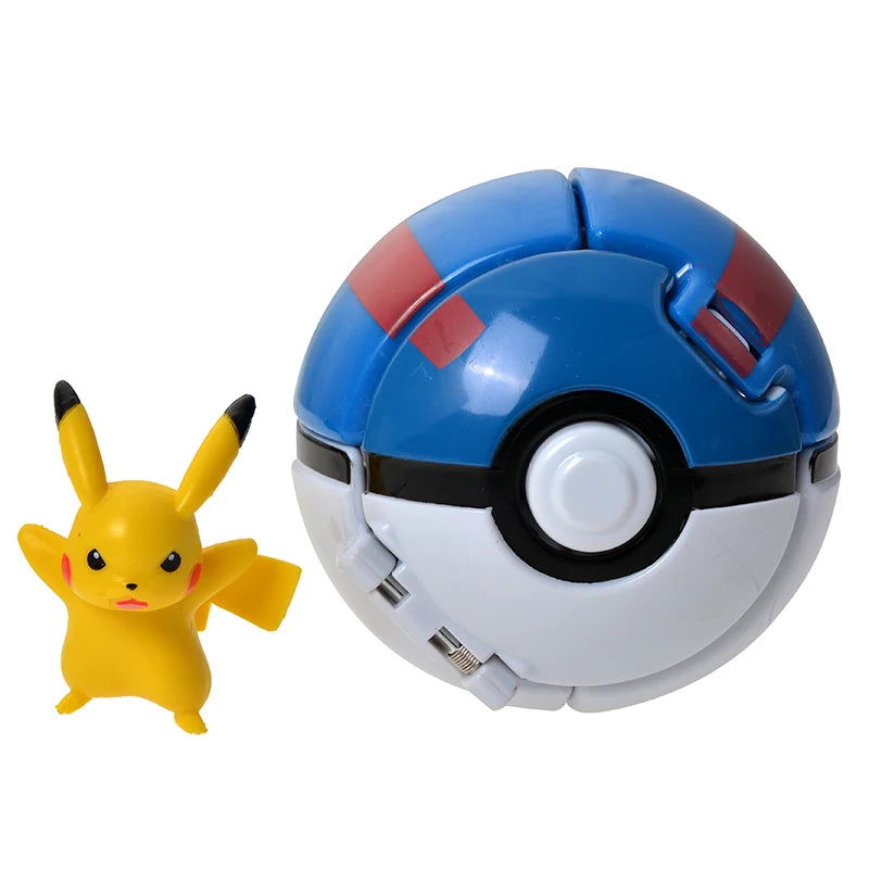 18 Styles New Pokemon Pokeball Deformation Toys Pikachu Charmander Blastoise Mewtwo Action Figure Anime Model Children's The Toy - Slobuy