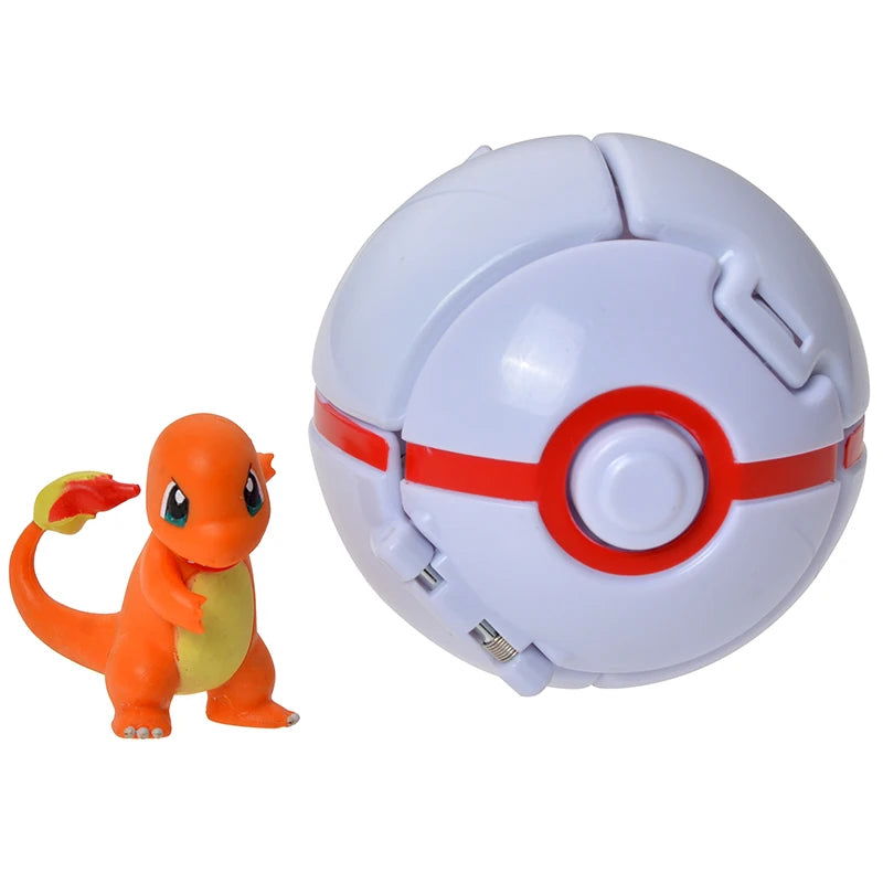 18 Styles New Pokemon Pokeball Deformation Toys Pikachu Charmander Blastoise Mewtwo Action Figure Anime Model Children's The Toy - Slobuy
