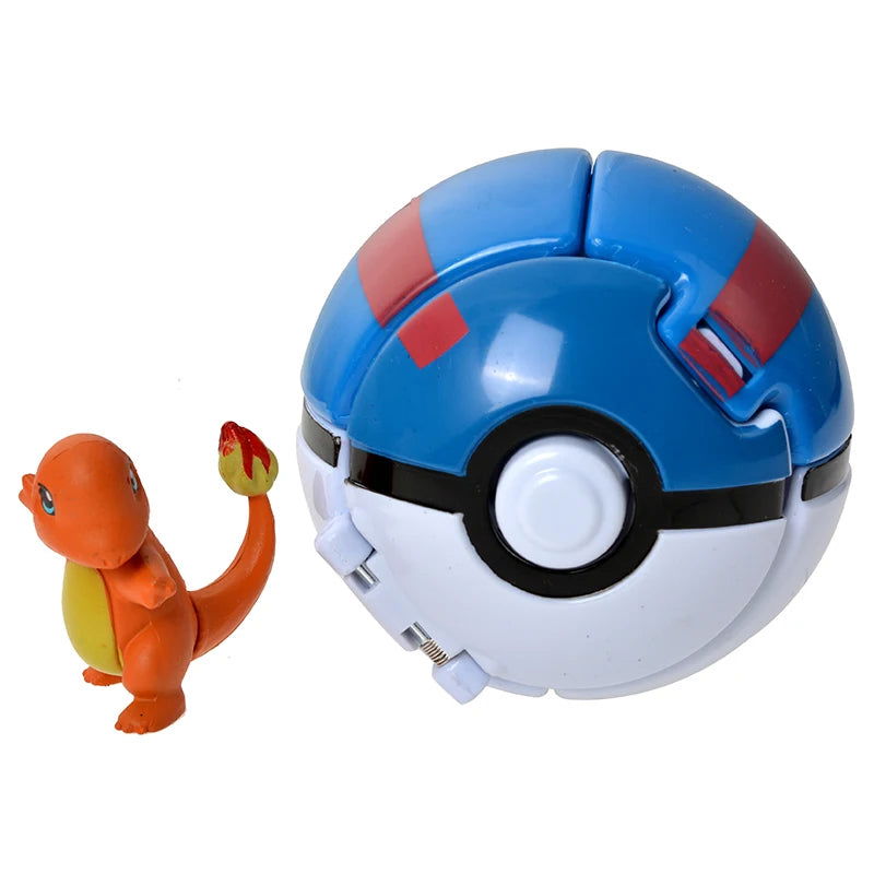 18 Styles New Pokemon Pokeball Deformation Toys Pikachu Charmander Blastoise Mewtwo Action Figure Anime Model Children's The Toy - Slobuy
