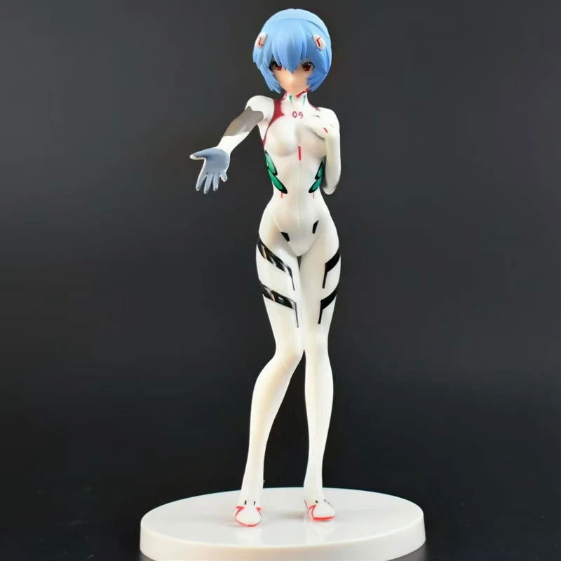 18cm Neon Genesis Evangelion Anime Figure EVA Short Hair Rei Ayanami Action Figure Asuka Figurine PVC Collection Model Doll Toys - Slobuy