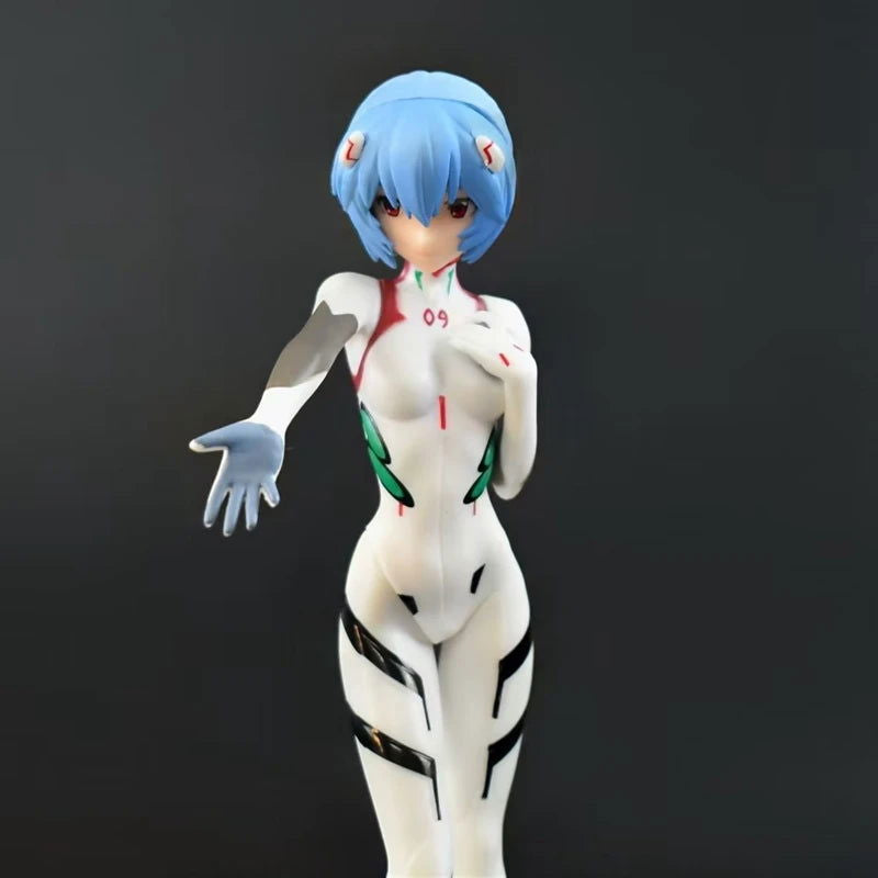 18cm Neon Genesis Evangelion Anime Figure EVA Short Hair Rei Ayanami Action Figure Asuka Figurine PVC Collection Model Doll Toys - Slobuy