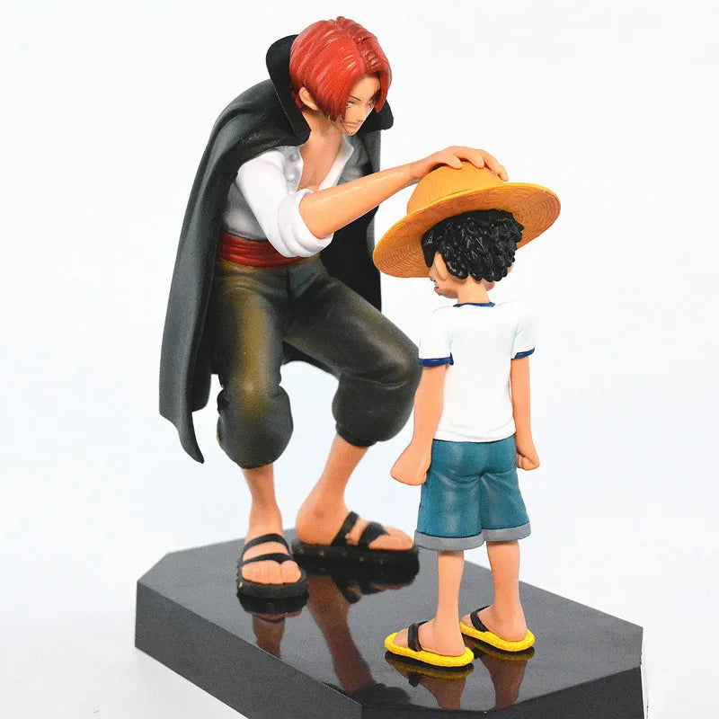18cm One Piece Anime Figure Four Emperors Shanks Straw Hat Luffy Action Figure One Piece Sabo Ace Sanji Roronoa Zoro Figurine - Slobuy