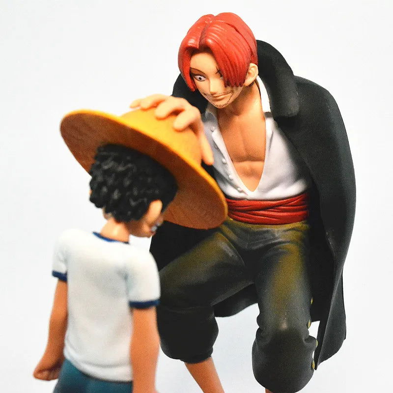 18cm One Piece Anime Figure Four Emperors Shanks Straw Hat Luffy Action Figure One Piece Sabo Ace Sanji Roronoa Zoro Figurine - Slobuy