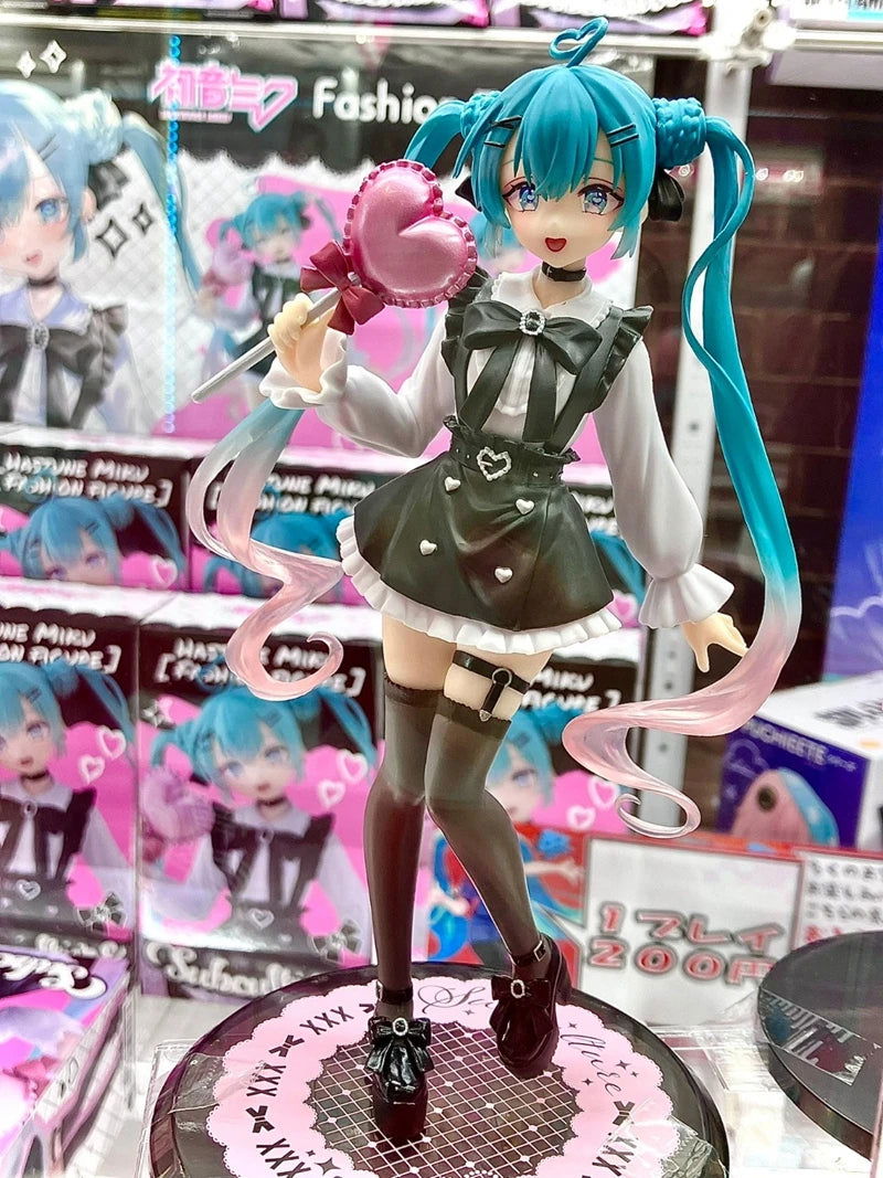 18cm Sexy Girl Hatsune Miku Anime Figure Fashion Subclture Miku Action Figure Room Decorations PVC Collection Model Doll Toys - Slobuy