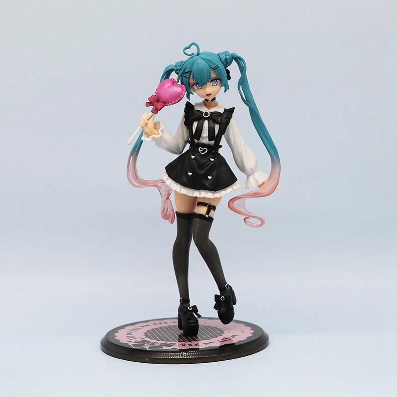 18cm Sexy Girl Hatsune Miku Anime Figure Fashion Subclture Miku Action Figure Room Decorations PVC Collection Model Doll Toys - Slobuy