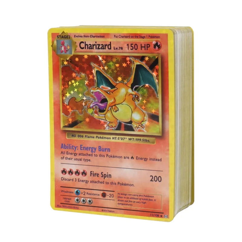 1996 1st Edition Pokemon Foil Flash Cards Charizard Blastoise Venusaur Mewtwo Game Collection PTCG Proxy Cards - Slobuy