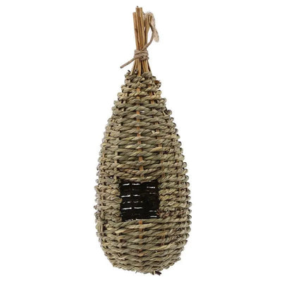 19 Style Birds Nest Bird Cage Natural Grass Egg Cage Bird House Outdoor Decorative Weaved Hanging Parrot Nest Houses Pet Bedroom - Slobuy