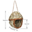 19 Style Birds Nest Bird Cage Natural Grass Egg Cage Bird House Outdoor Decorative Weaved Hanging Parrot Nest Houses Pet Bedroom - Slobuy