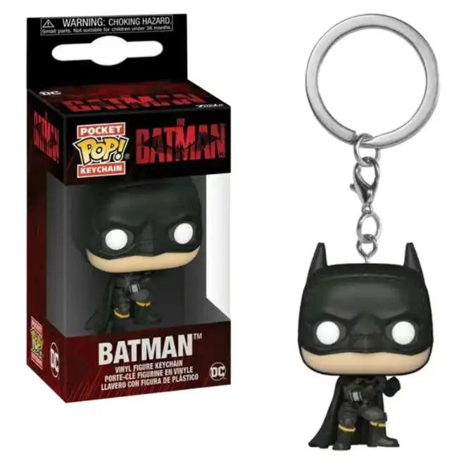 19 Styles Funko Keychain Wonder Woman Superman the Flash Aquaman Arrow Daredevil Cyborg Batman POP Action Figure Collection Toys - Slobuy