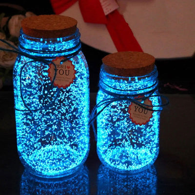 1Bag Luminous Particles Sand Colorful Fluorescent Glow Powder Glow In The Dark Home Christmas Party Decor DIY Decorations - Slobuy