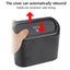 1L Car Interior Storage Case Trash Bin Push Can Mini Tray Dustbin Garbage Box Door Seat Clip Stand Holder Automotive Accessories - Slobuy