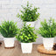 1PCS Artificial Potted Plant Scene Desktop Home Office Shelf Decor Tabletop Landscape Bonsai Wedding Room Party Accessories Vine - Slobuy