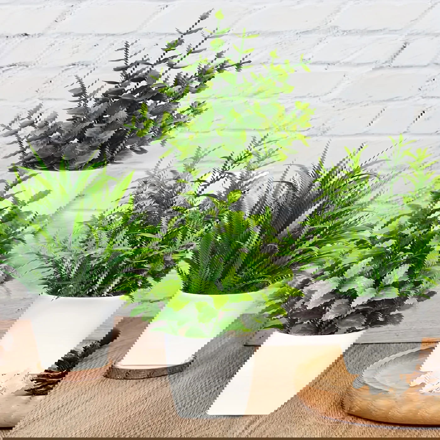 1PCS Artificial Potted Plant Scene Desktop Home Office Shelf Decor Tabletop Landscape Bonsai Wedding Room Party Accessories Vine - Slobuy