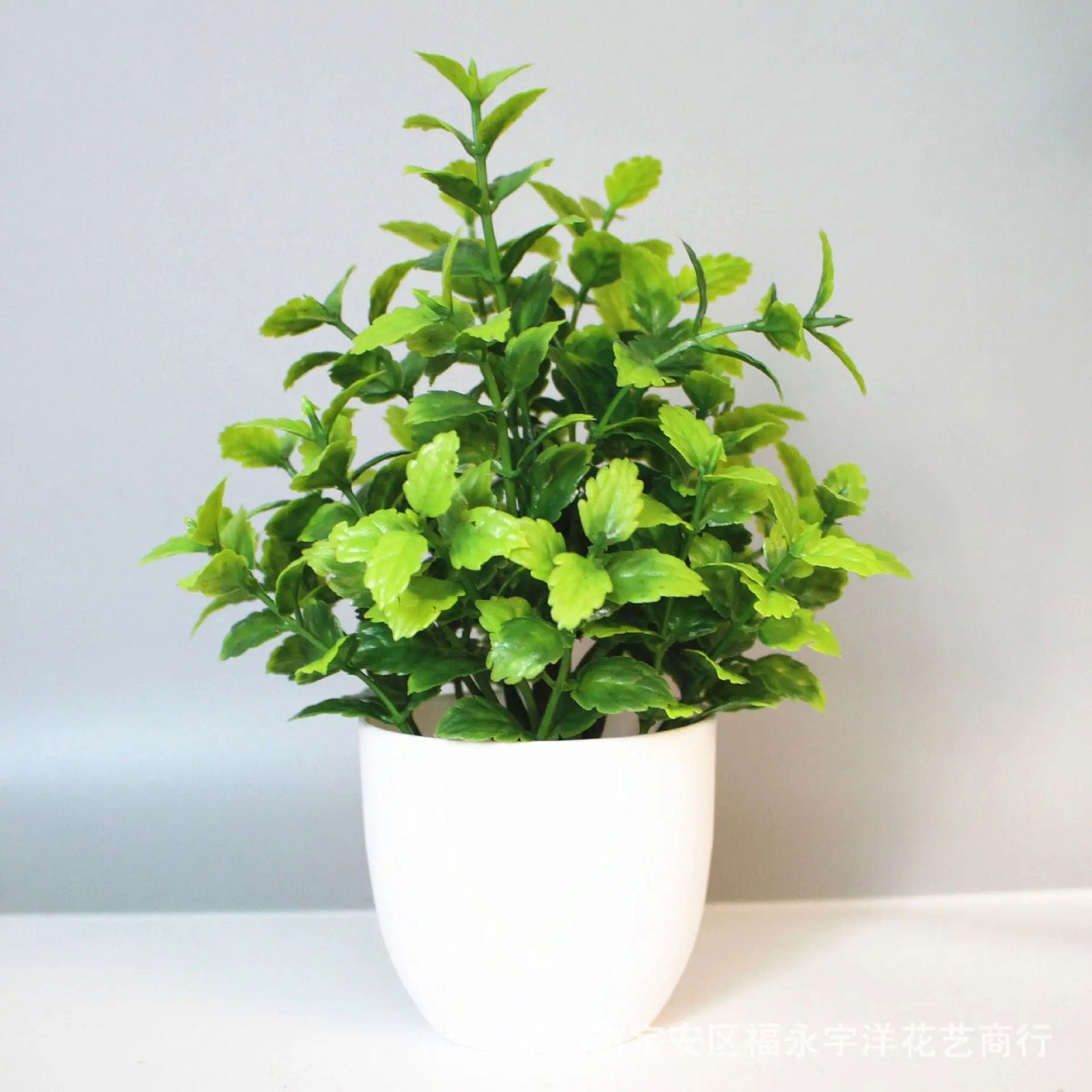 1PCS Artificial Potted Plant Scene Desktop Home Office Shelf Decor Tabletop Landscape Bonsai Wedding Room Party Accessories Vine - Slobuy