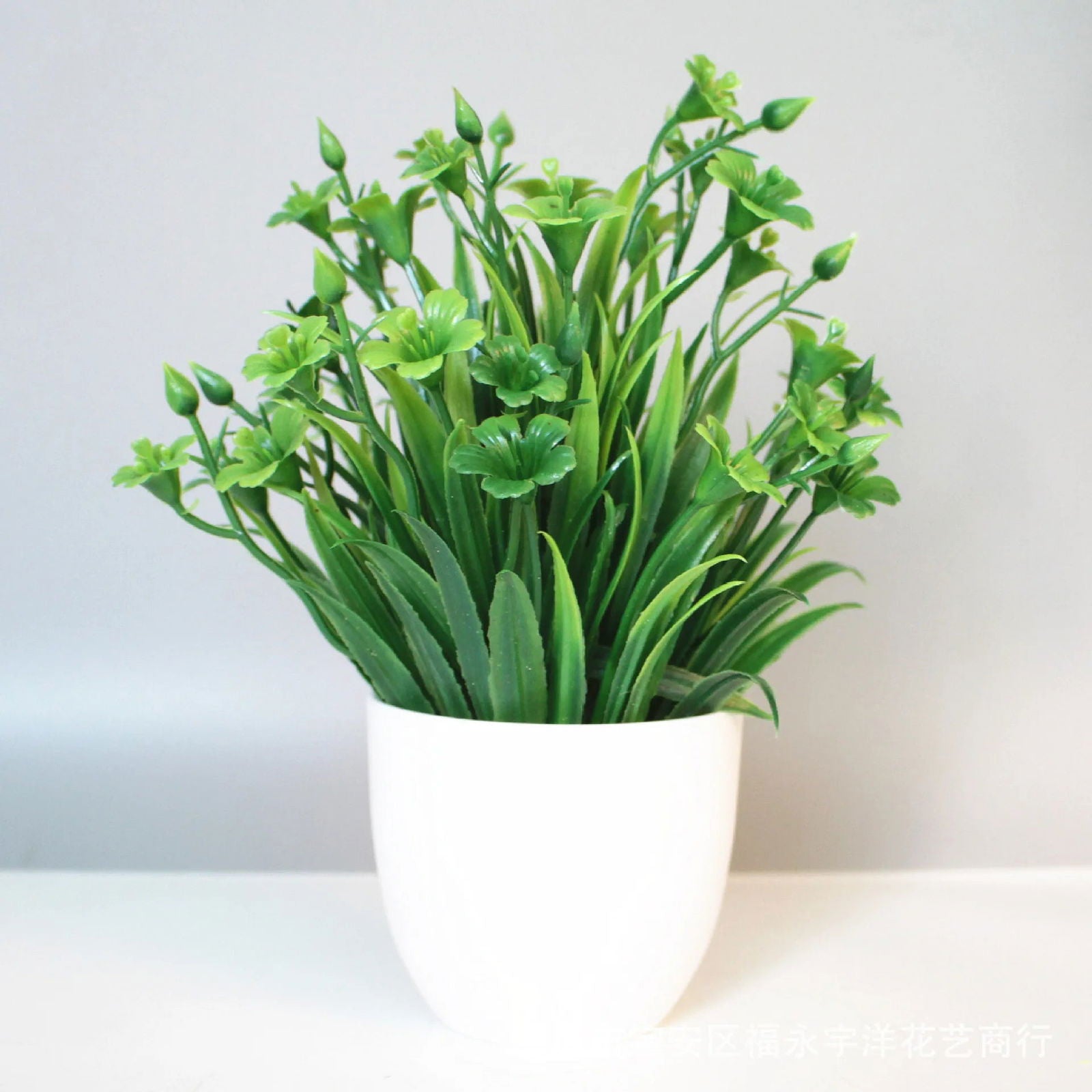 1PCS Artificial Potted Plant Scene Desktop Home Office Shelf Decor Tabletop Landscape Bonsai Wedding Room Party Accessories Vine - Slobuy