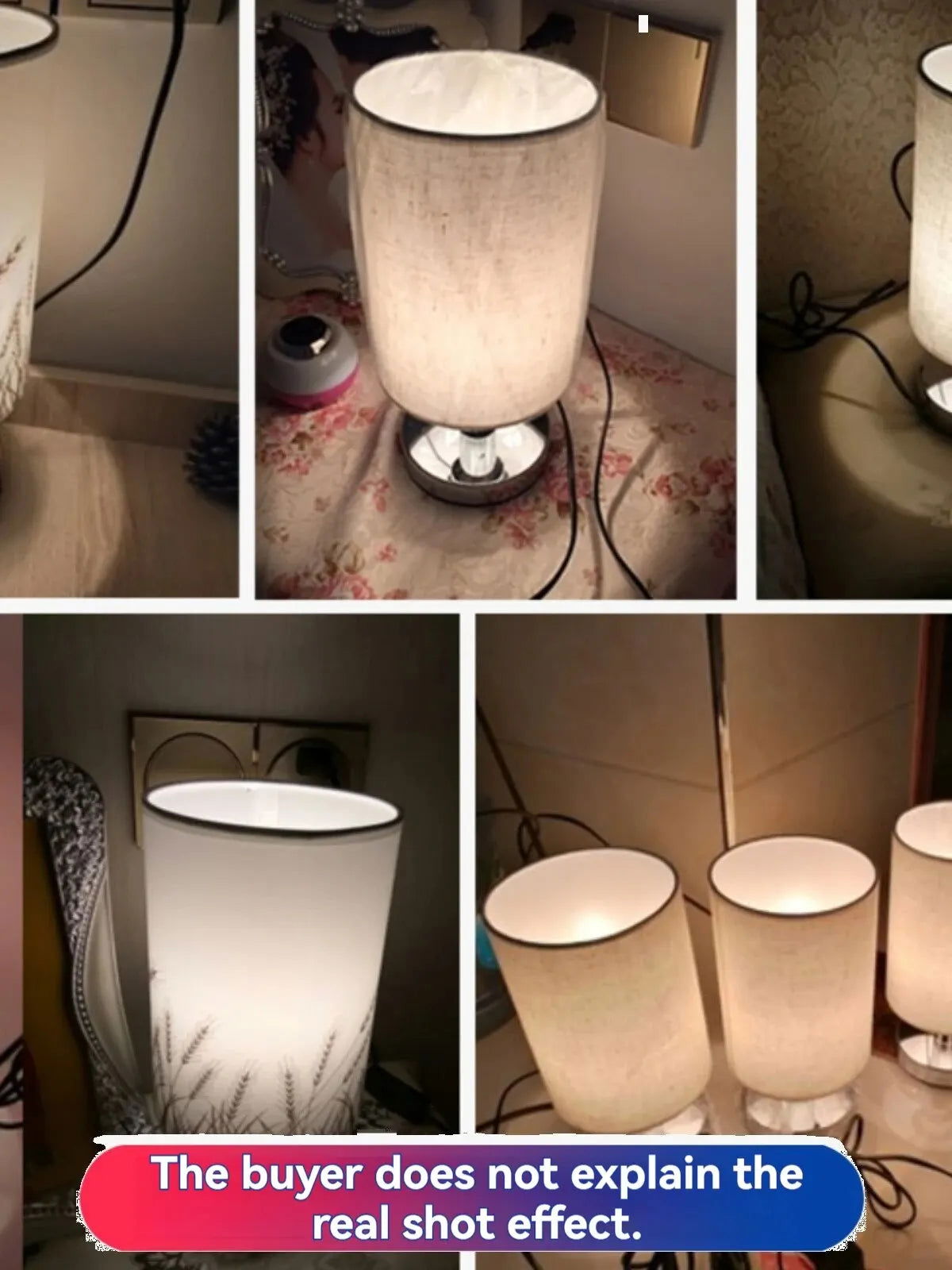 1PCS Desk Lamp Bedside Lamp Creative Simple Modern Personality Night Lamp Romantic Warm Nursing Touch Desk Lamp Fixed - Slobuy