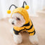 1PCS Dog Clothes For Autumn And Winter Schnauzer Teddy Small Puppy Cat Pet Hoodie Bee Transformation Suit - Slobuy