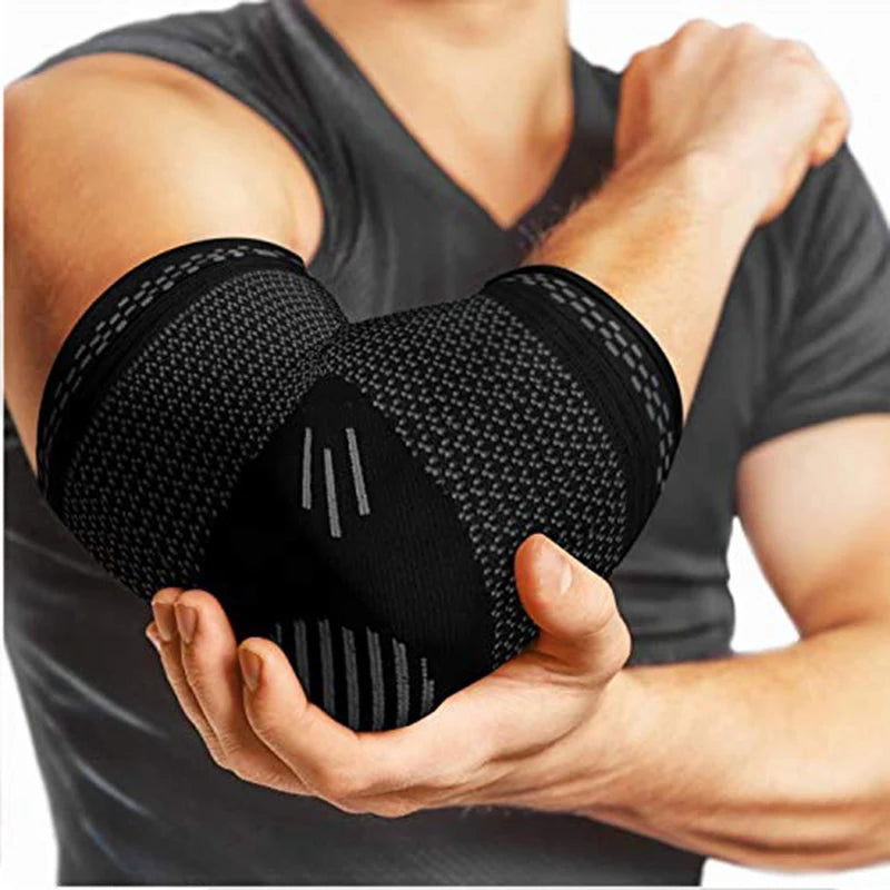1PCS Elastic Elbow Brace Arm Sport Support Elbow Sport Safety Cotoveleira Breathable Arm Sleeve Elbow Pads Compression Coderas - Slobuy