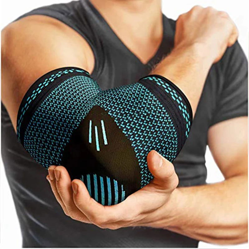 1PCS Elastic Elbow Brace Arm Sport Support Elbow Sport Safety Cotoveleira Breathable Arm Sleeve Elbow Pads Compression Coderas - Slobuy