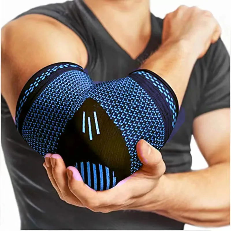 1PCS Elastic Elbow Brace Arm Sport Support Elbow Sport Safety Cotoveleira Breathable Arm Sleeve Elbow Pads Compression Coderas - Slobuy