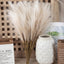 55CM 5/1PCS Fluffy Pampas Grass Boho Decor Flower Fake Plant Reed Simulated Wedding Party Christmas Home Decor Artificial Flower - Slobuy